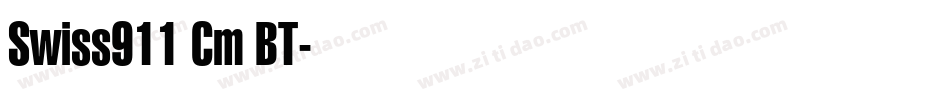 Swiss911 Cm BT字体转换
